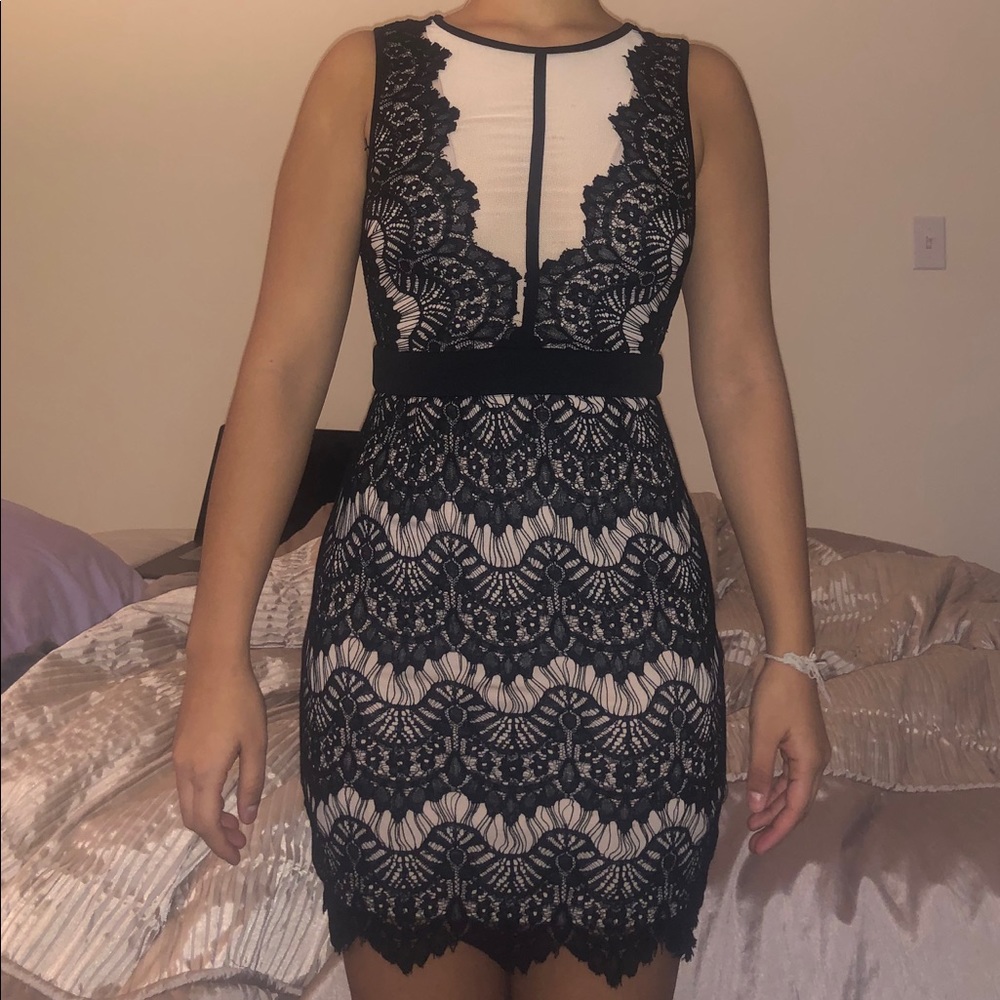 Lace Black Dress
